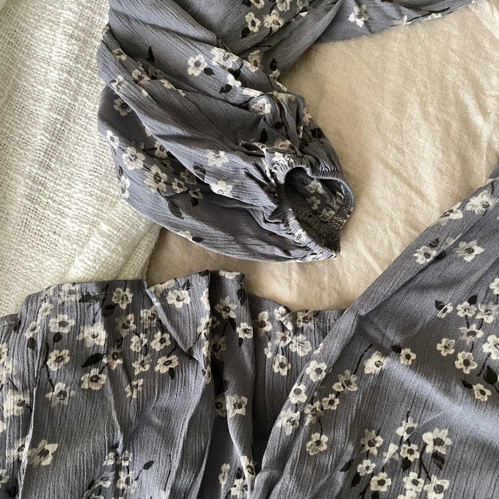 NWT Blue floral midi dress - Picture 5 of 6